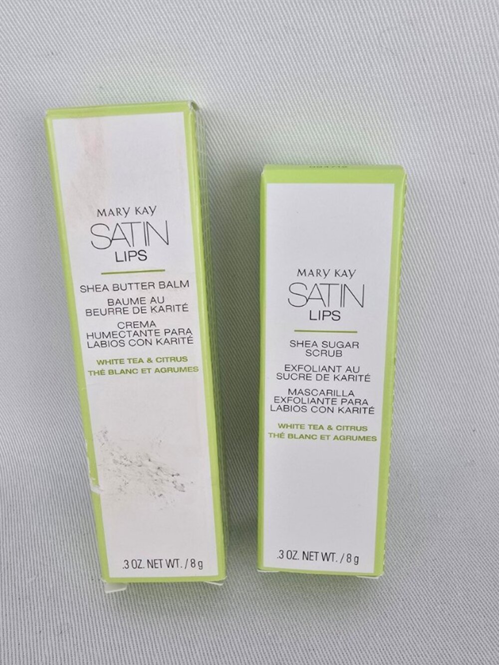 Mary Kay Satin Lips Set - Shea Sugar Scrub & Shea Butter Balm
